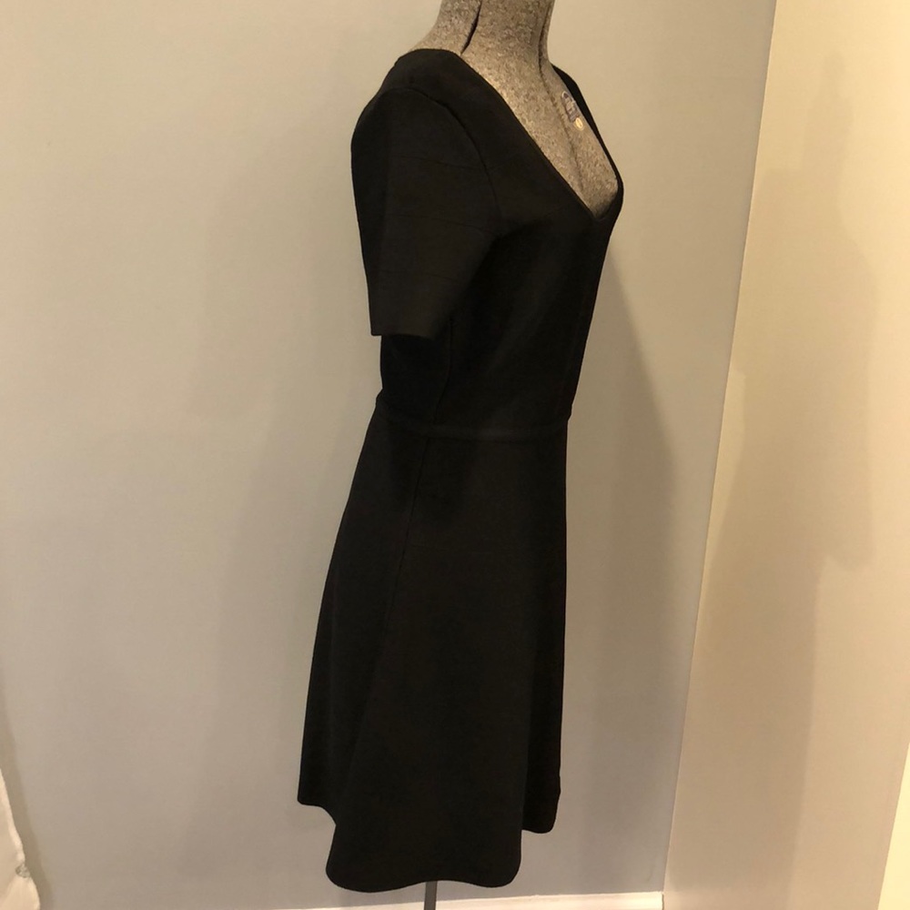 Med White House black market Black rayon  dress - Picture 4 of 8